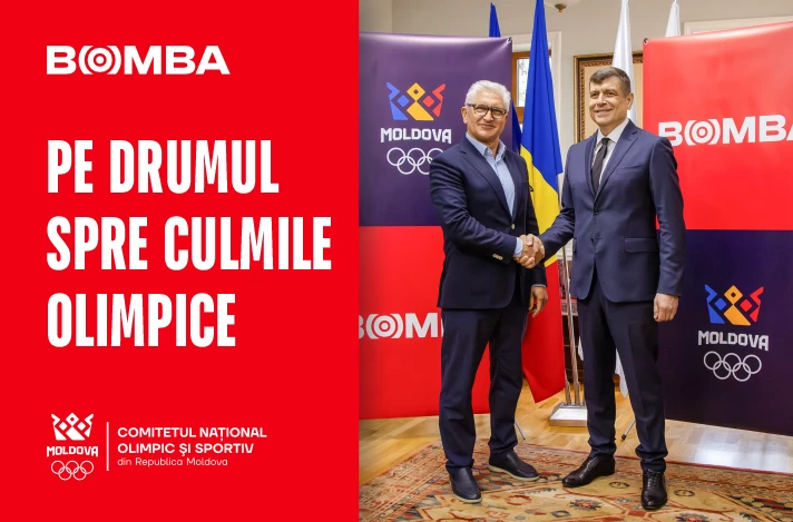 BOMBA susține Mișcarea Olimpică din Moldova