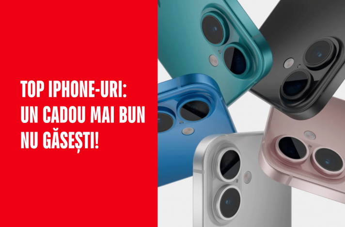 Top iPhone-uri: un cadou mai bun nu găsești!