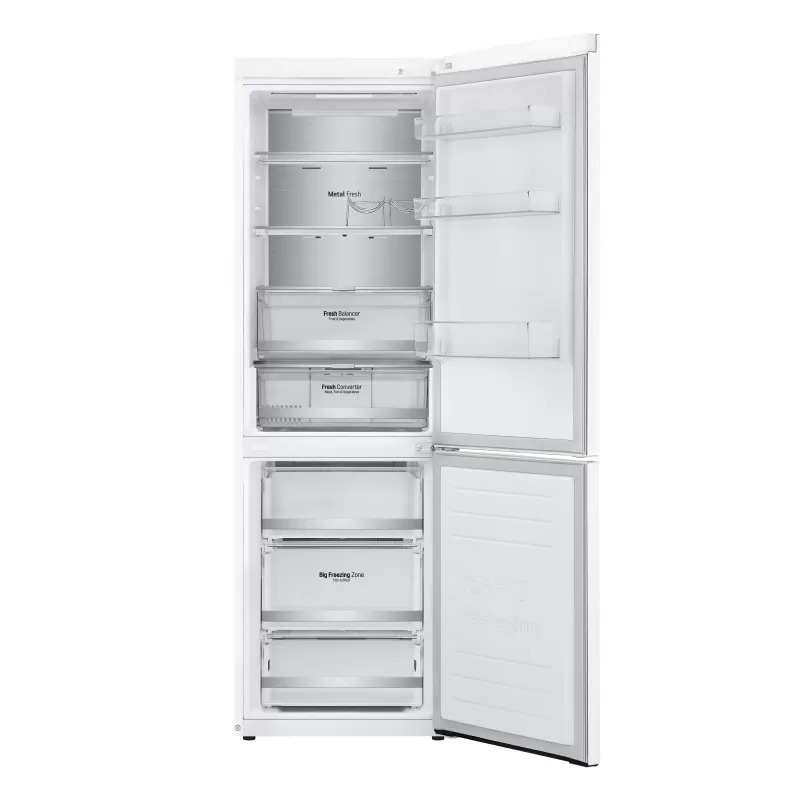 Frigider cu doua usi LG GAB459SQUM / 341 l / 186 cm / A++ / Alb photo 7
