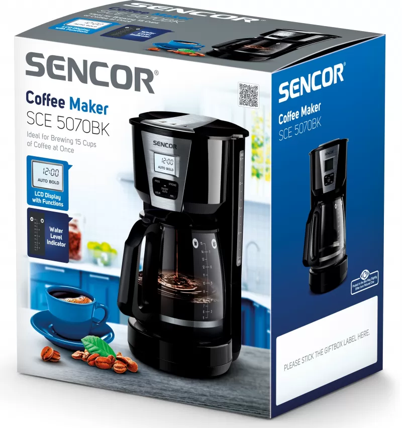 Кофеварка Sencor SCE5070BK photo 7