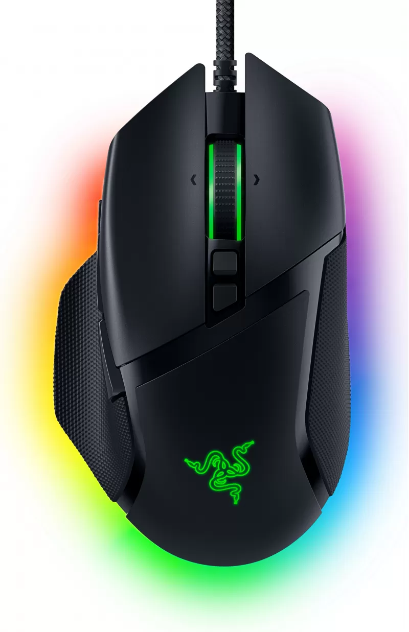 RAZER Ergonomic Gaming Mouse Basilisk V3, Right-handed, 10+1 buttons, Razer Chroma RGB,  black 
