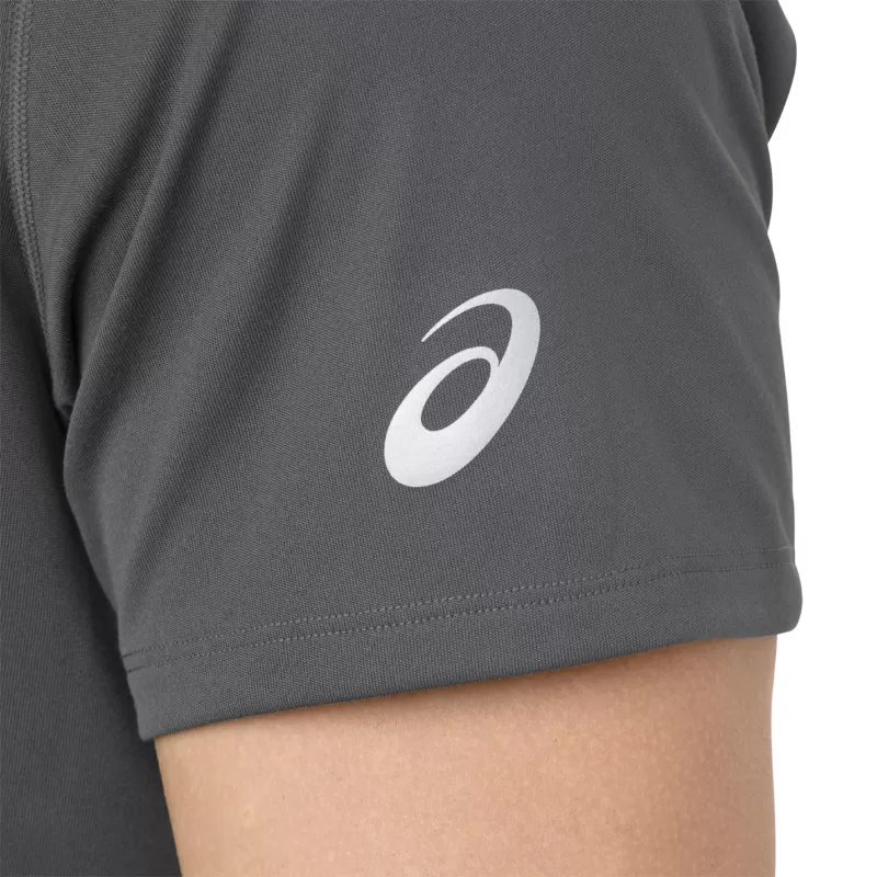 Tricou bărbătesc Asics SILVER SS TOP MOIRE S Gri inchis photo 5