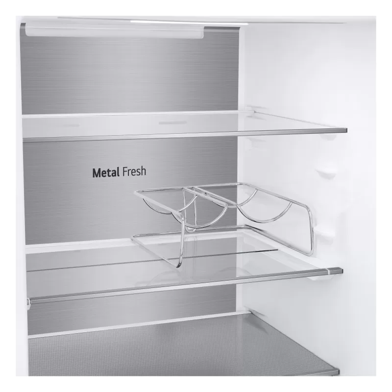 Frigider cu doua usi LG GAB459SQUM / 341 l / 186 cm / A++ / Alb photo 5
