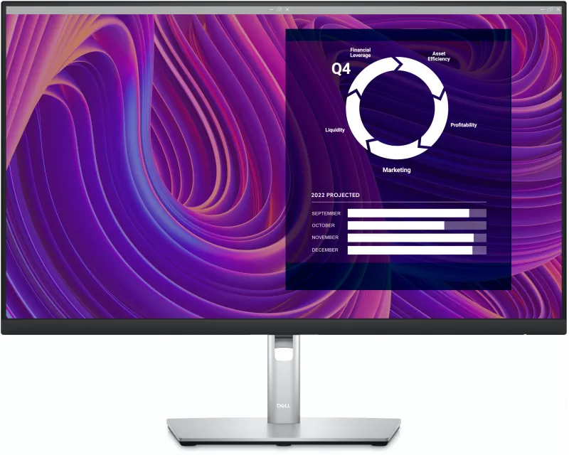 27.0" DELL IPS LED P2723DE Ultrathin Bezel Black (5ms, 1000:1, 350cd, 2560x1440, 178°/178°, DisplayPort, HDMI, USB-C (Data, Video, Power), LAN (RJ-45), Pivot, Height-adjustable, USB Hub: 4xUSB3.2, VESA) 