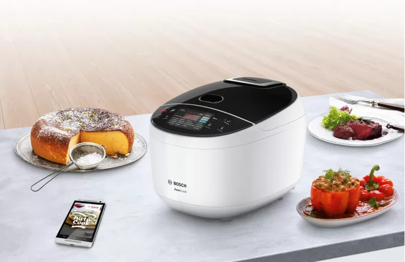 Мультиварка Bosch MUC11W12RU /5 л и более / 900 / 48авто-программ / Белый photo 4