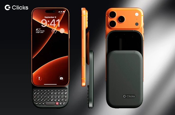 Clicks lansează un smartphone cu butoane și o tastatură universală MagSafe