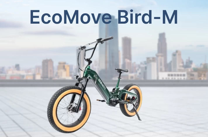 Электровелосипед Bird-M: 100 км на одном заряде