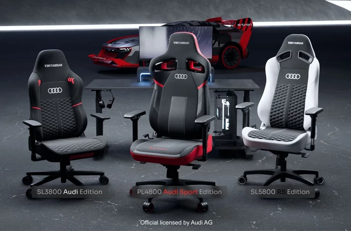 Scaune de gaming Audi Edition: confort maxim pentru învingători