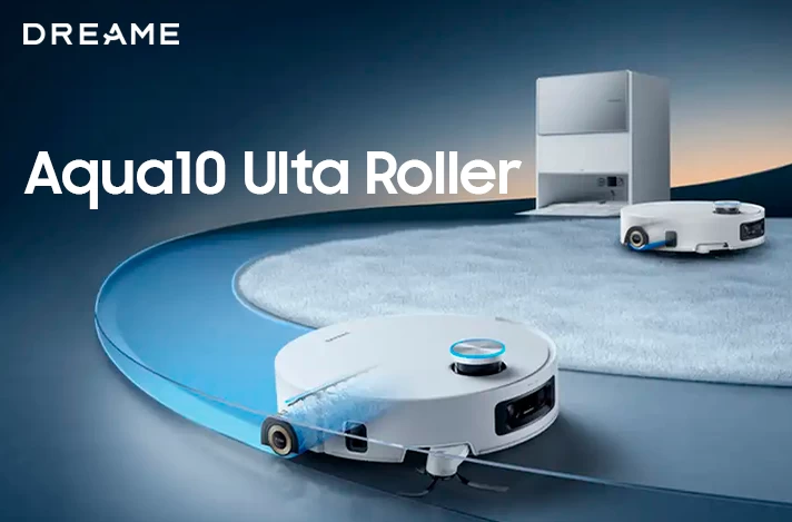 Robot aspirator Dreame Aqua10 Ultra Roller Complete – liderul curățeniei inteligente din 2025