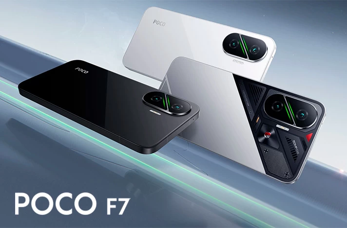 Xiaomi POCO F7 - мощный игровой смартфон с футуристичным дизайном
