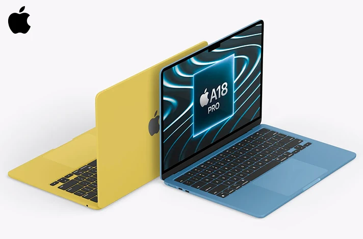 Noul MacBook cu procesor A18 Pro