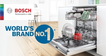 Bosch este marca Nr. 1 de mașini de spălat vase pe plan mondial.