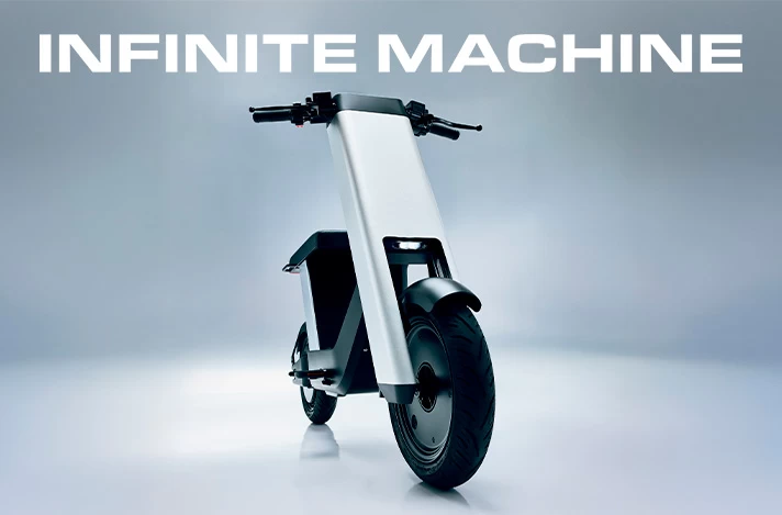 Olto - bicicletă electrică în stil cyberpunk și retro 80's