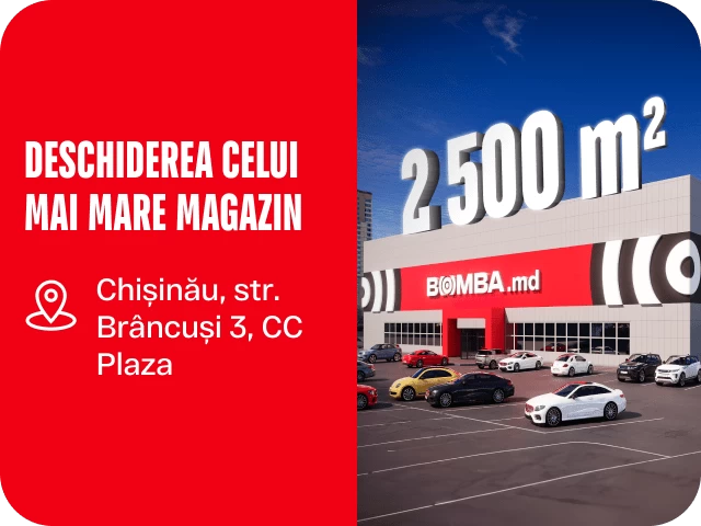 Deschiderea noului magazin BOMBA în centrul comercial PLAZA