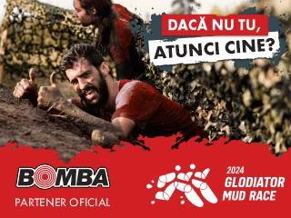 Participă la Glodiator Mud Race cu BOMBA!