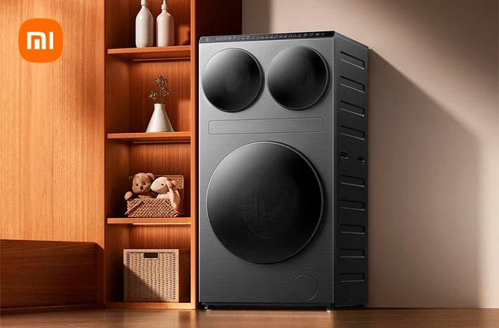 Революция стирки: Xiaomi представила машину с тремя барабанами на 14 кг