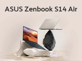 ASUS Zenbook 14 Air: новый ультратонкий ноутбук с процессором Intel Core Ultra 7