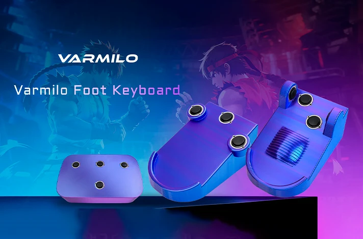 Революция в гейминге: Varmilo представила игровые клавиатуры-педали для ног