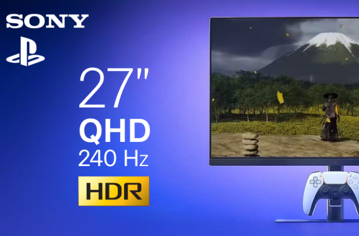 Sony Monitor Gaming 27″: model QHD cu încărcare DualSense