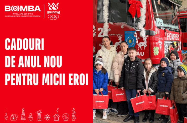 Surprize de Anul Nou de la BOMBA pentru micii eroi — copiii pompierilor