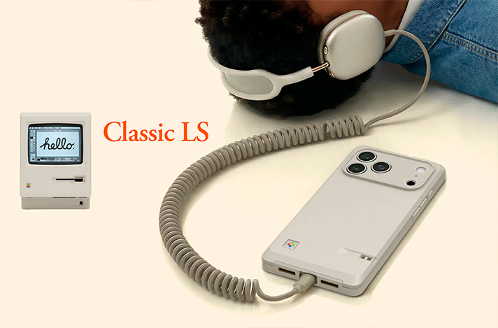 Представлен чехол Spigen Classic LS для iPhone 17: дизайн легендарного Mac к 50-летию Apple