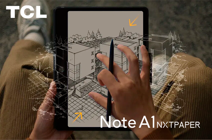 TCL Note A1: Tabletă cu ecran „de hârtie” și funcții AI pentru lucrul cu textul