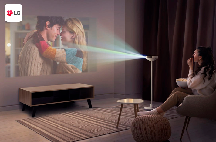 LG MoodMate: un nou format de cinema acasă: proiector inovator „3 în 1”