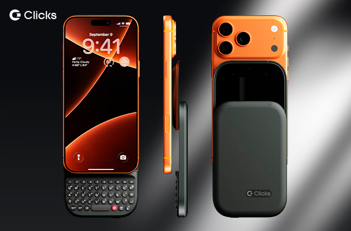 Clicks выпускает смартфон с кнопками и универсальную MagSafe-клавиатуру