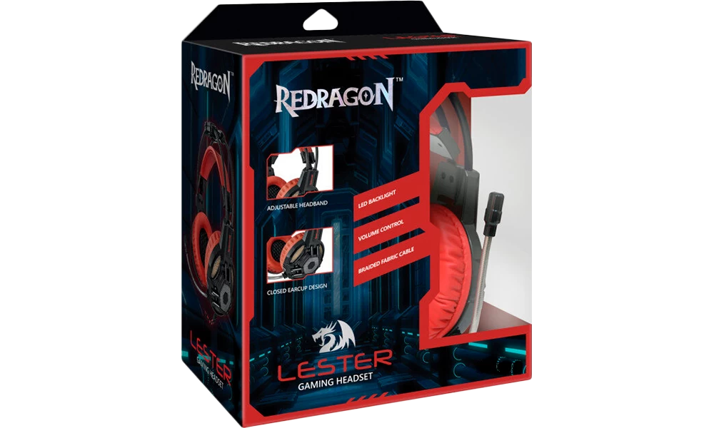 Casti ReDragon Lester jack+USB (64541) block specification img 1