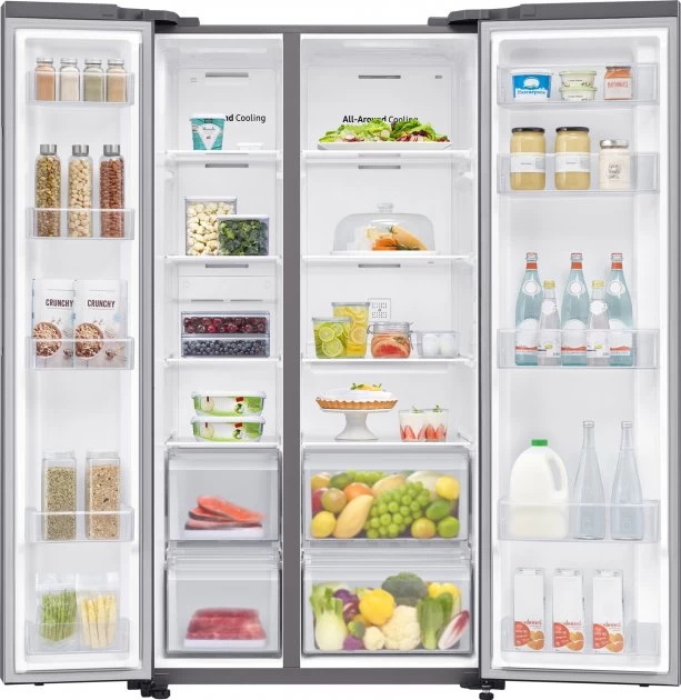 Frigider Eurolux SBS558WPEBG block specification img 2