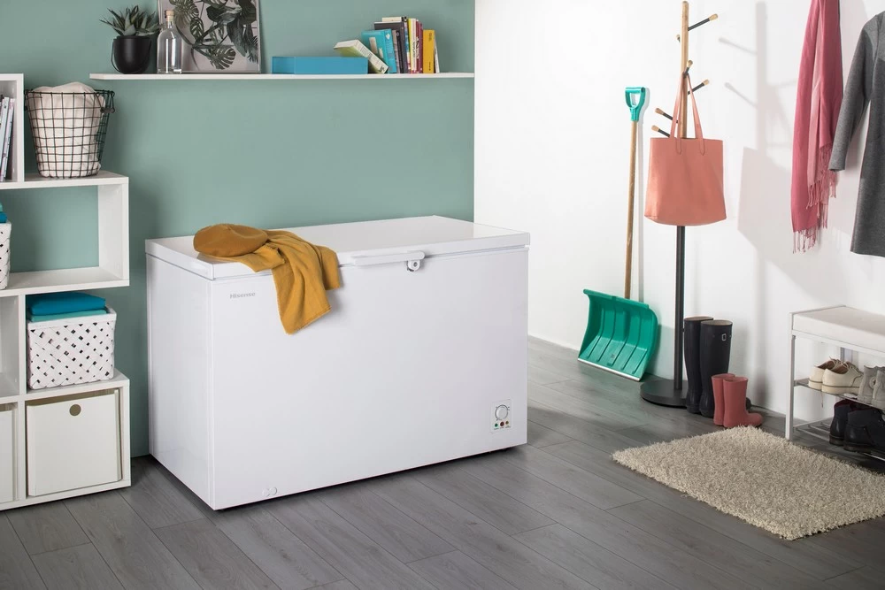 Морозильный ларь Hisense FC184D4AW1, 142 л, 85.4 см, A+, Белый  block specification img 2
