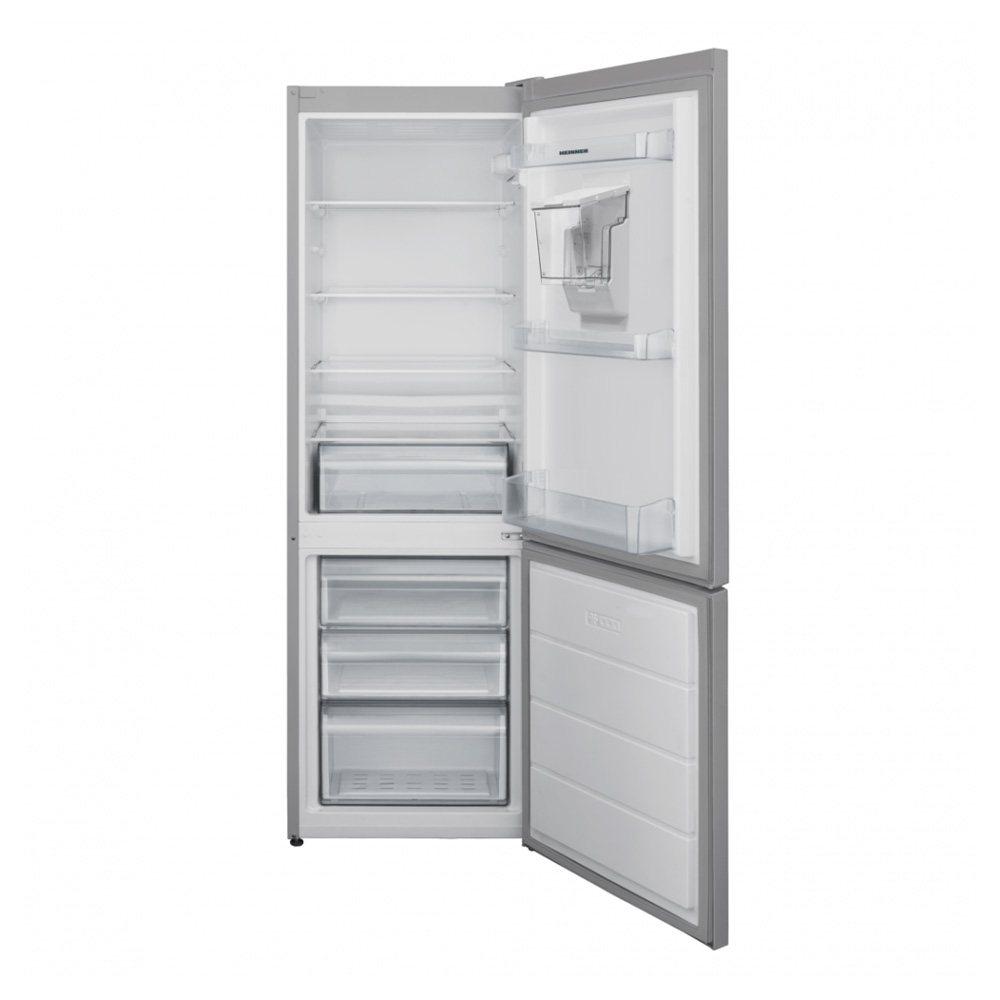 Frigider cu doua usi Heinner HCV2701SWDE++ / 268 l / 170 cm / E / Gri photo 2