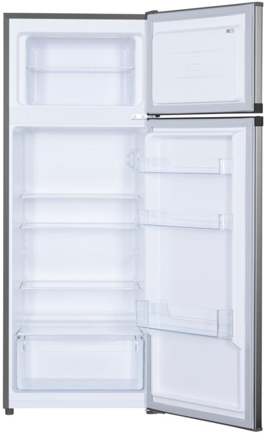 Frigider cu doua usi Heinner HFH2206XE++ / 206 l / 143 cm / E / Gri photo 3