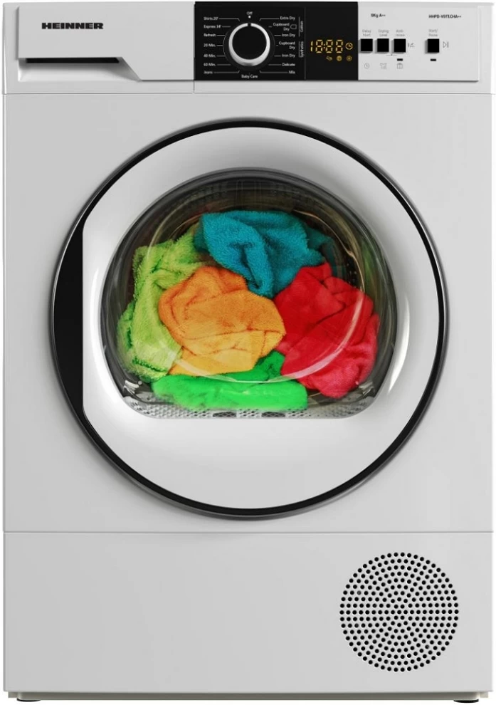 Masina de uscat rufe Heinner HHPDV9T1CHA++ / 9 kg / A++ / Alb photo 2