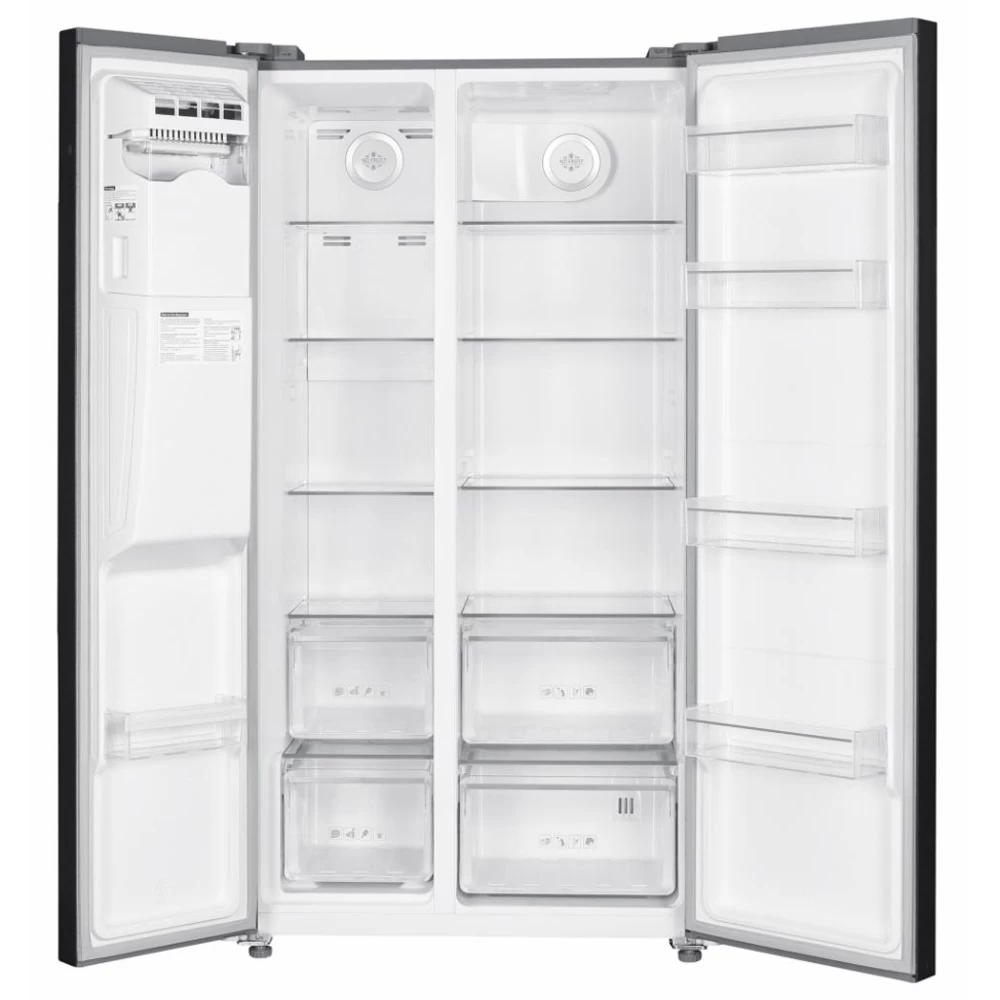 Холодильник Side-by-Side Heinner HSBSHM513NFIMDXE++ / 513 л / 177 см / E / Серый photo 2