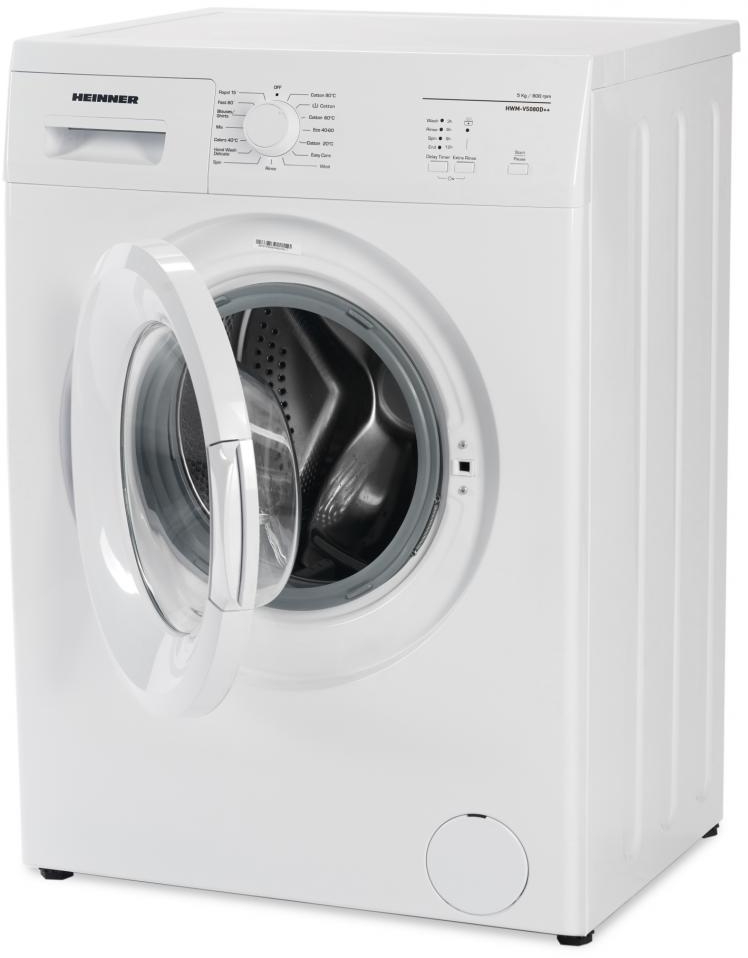 Masina de spalat Heinner HWMV5080D++ 5 kg / 800 rot/min / D / Alb photo 2