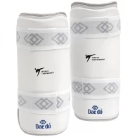 Защита голени для Тхэквондо DAEDO WT SHIN GUARD Silver Fit 