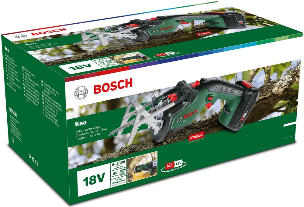 Аккумуляторная садовая пила Bosch Keo, 0600861A00 photo 4