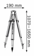 Trepied cu laser Bosch BT 170 HD, 0601091300 thumbnav 3