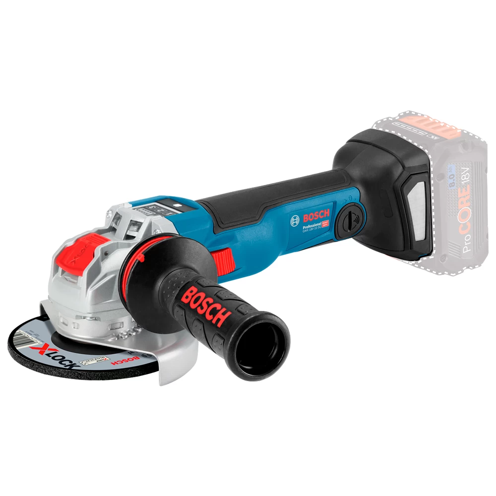 Polizor unghiular Bosch GWS 18V-10 SC Solo, 06017B0400 photo 1