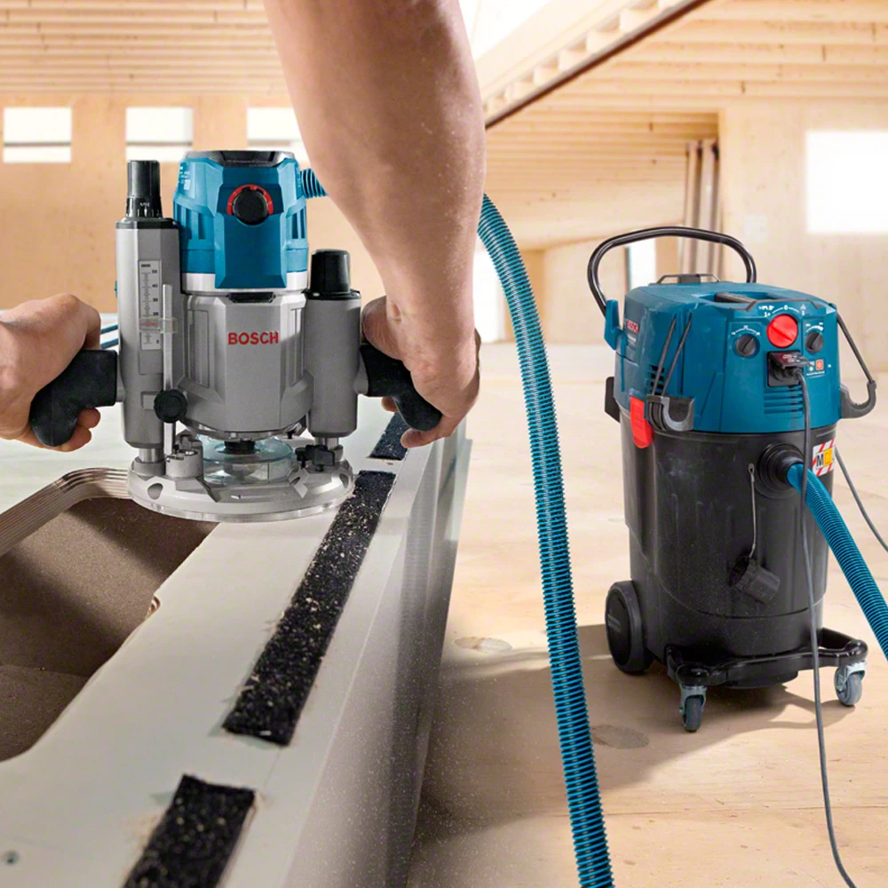 Пылесос строительный Bosch GAS 55 M AFC, 06019C3300, 1200 Вт, синий/голубой photo 4