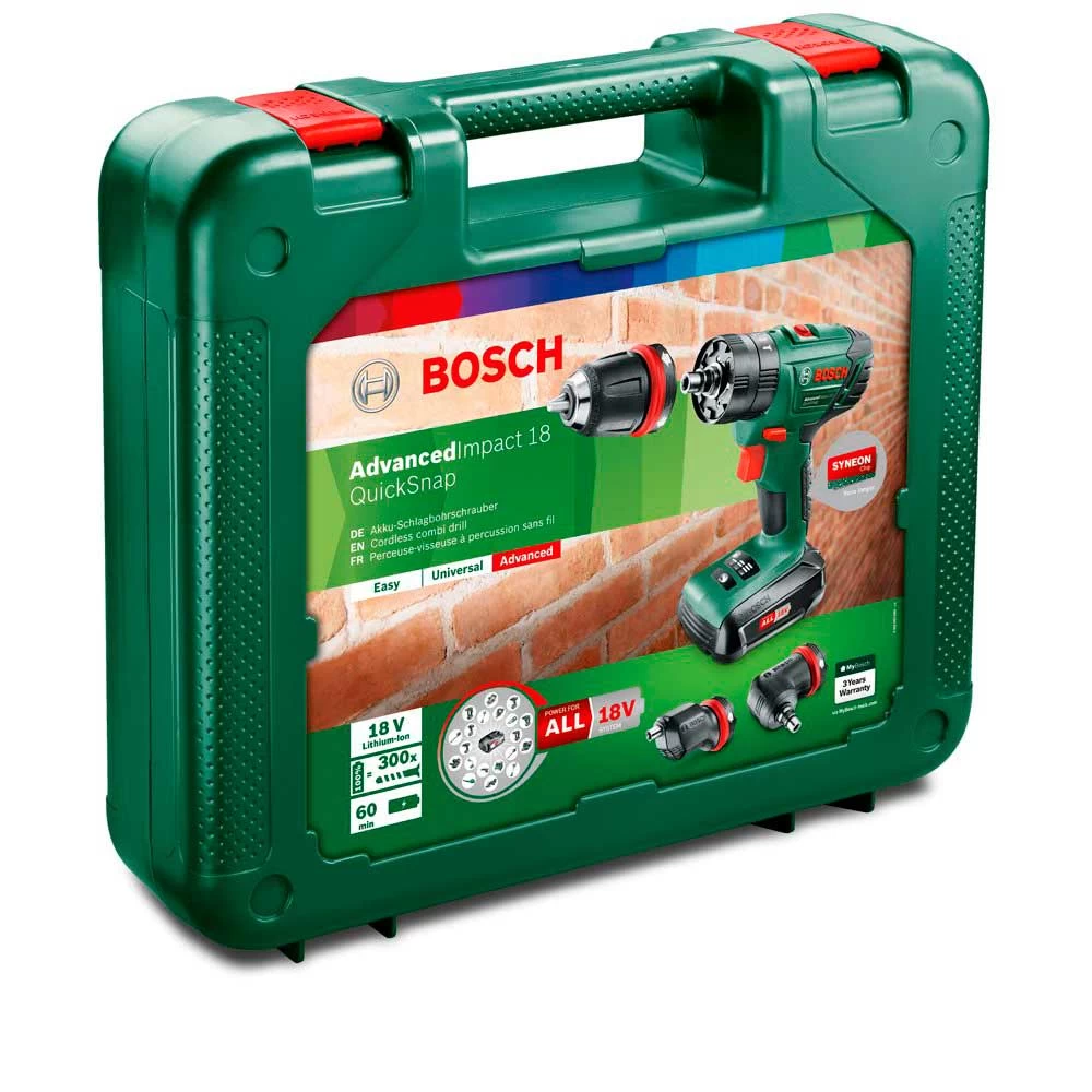 Masina de gaurit si insurubat  cu acumulator Bosch AdvancedImpact 18 QuickSnap, 06039A3400 photo 4