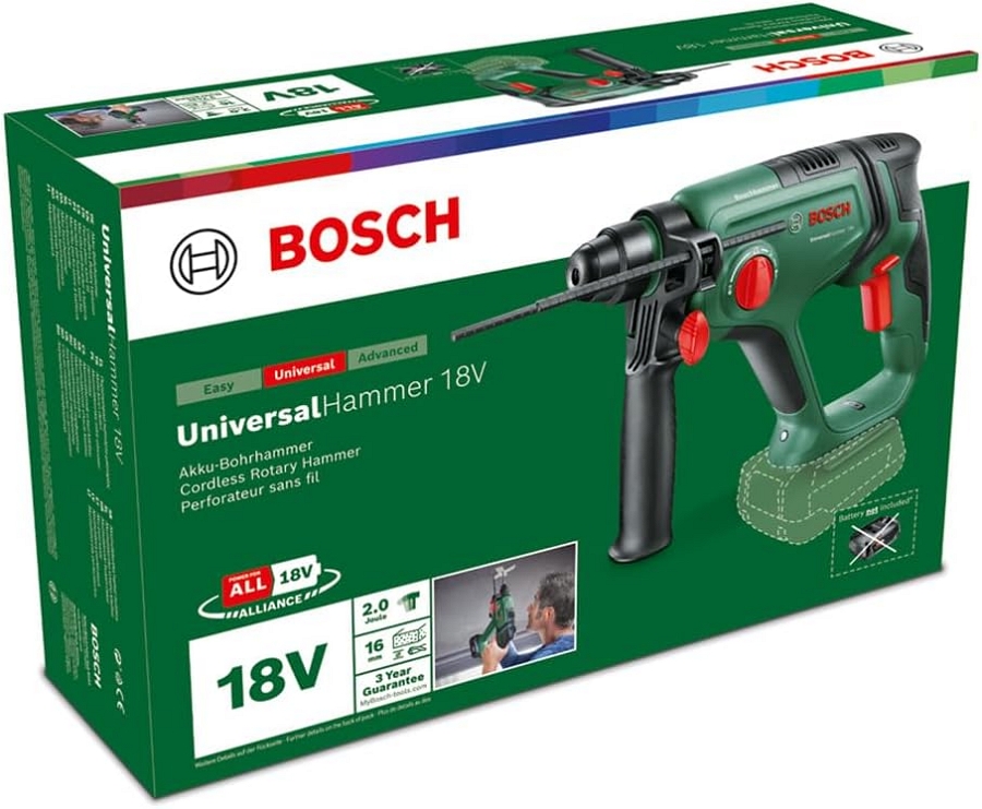 Перфоратор аккумуляторный Bosch UniversalHammer 18V Solo, 06039D6000 photo 1 Перфоратор аккумуляторный Bosch UniversalHammer 18V Solo, 06039D6000 photo 1