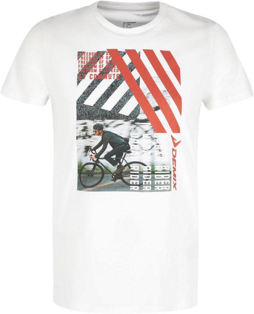 Tricou bărbătesc Demix Tee M 46 Alb photo 1 Tricou bărbătesc Demix Tee M 46 Alb photo 1
