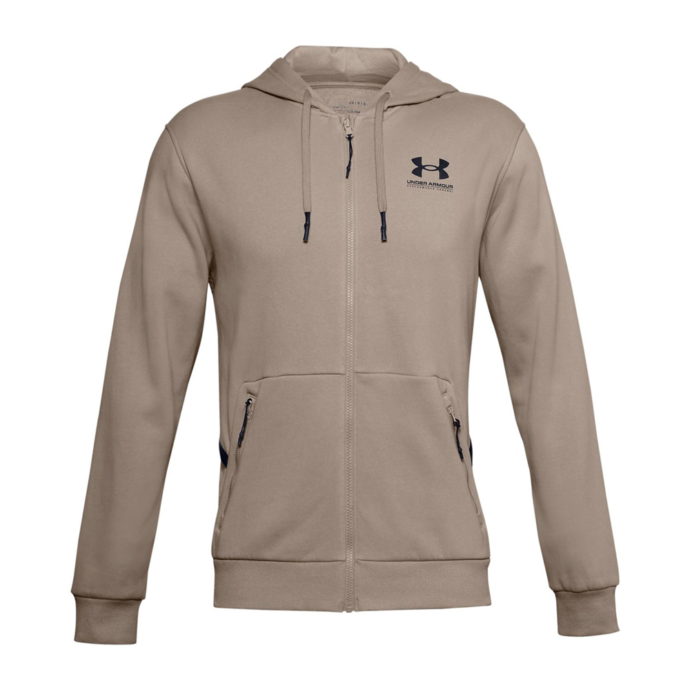 Hanorac pt bărbați Under Armour UA Rival Fleece AMP FZ HD L Bej photo 1 Hanorac pt bărbați Under Armour UA Rival Fleece AMP FZ HD L Bej photo 1