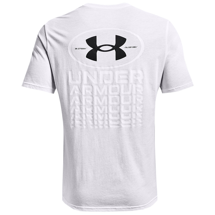 Футболка мужская Under Armour UA REPEAT BRANDED SS XL Белый photo 2