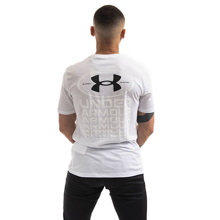 Футболка мужская Under Armour UA REPEAT BRANDED SS XL Белый photo 5