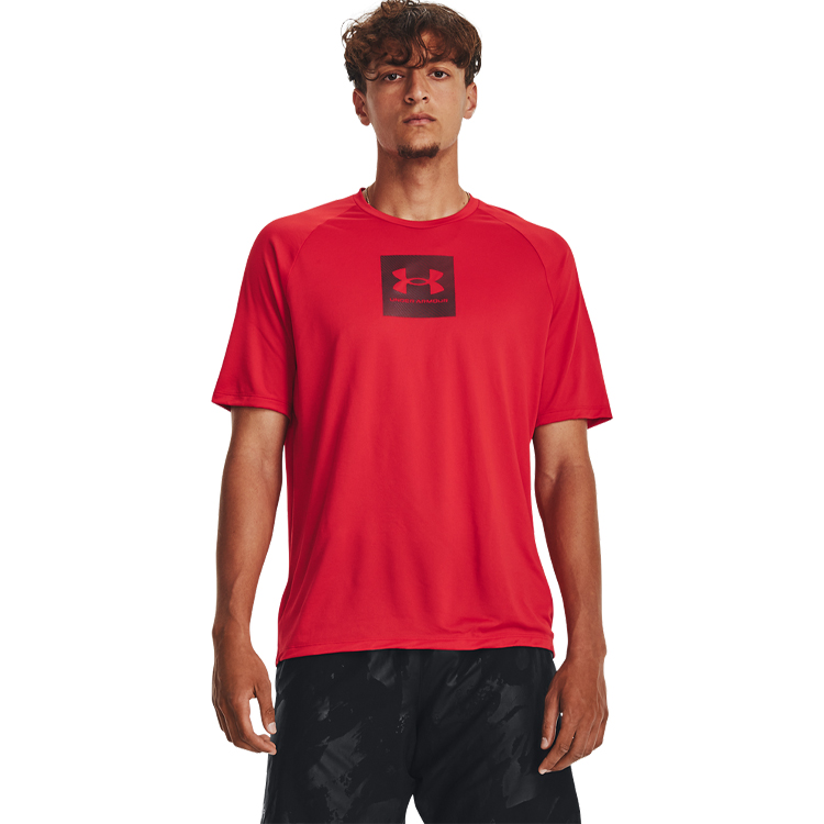 Tricou bărbătesc Under Armour UA Tech Prt Fill SS S Rosu photo 5