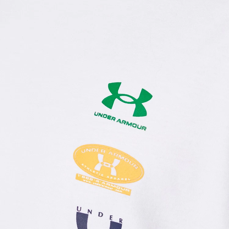 Tricou bărbătesc Under Armour UA M 60/40S EVOL LOGO SS XS Alb photo 5