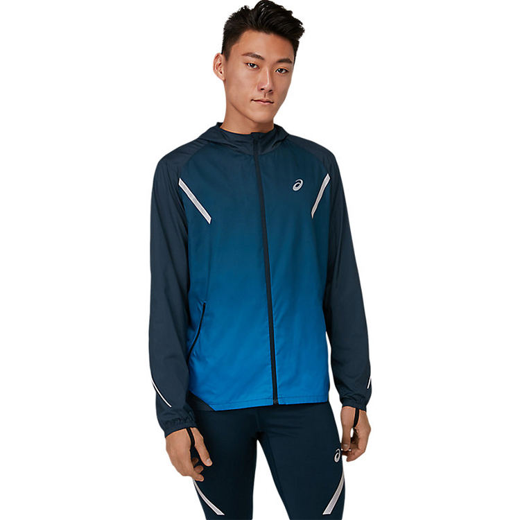 Мужская Ветровка Asics LITE-SHOW JACKET 2XL Синий photo 1 Мужская Ветровка Asics LITE-SHOW JACKET 2XL Синий photo 1